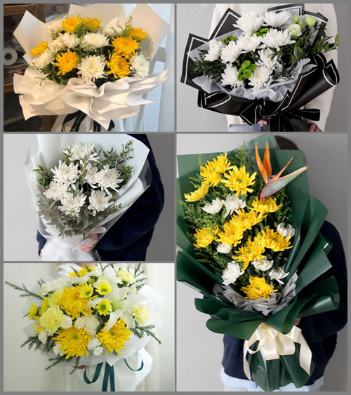 江苏徐州拾屯街道白事花束代送